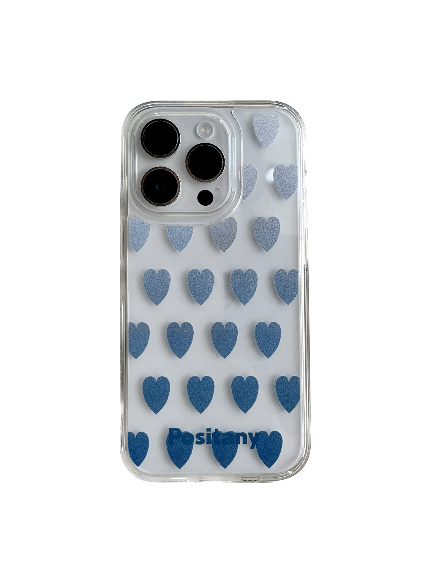 Blue heart phone case